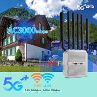AC3000 Mbps — 5.8G 2400 Mbps and 2.4 GHz 600 Mbps