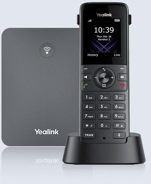 Yealink W73H handset with a Yealink DECT base station